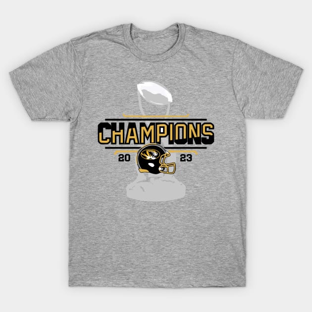 Missouri Tigers 2023 Cotton Bowl Champions Locker Room T-Shirt by vintage-corner